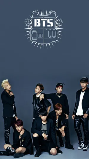 4k Phone Background Bts In Black Wallpaper