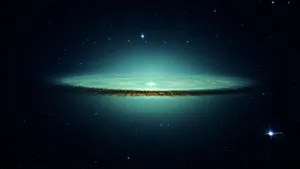 4k Space Glowing Ring Wallpaper