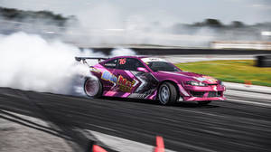 4k Supra Drifting Wallpaper