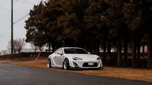 4k Supra Under The Trees Wallpaper