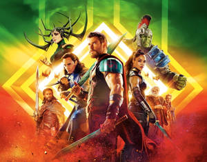 4k Thor: Ragnarok Film Characters Wallpaper