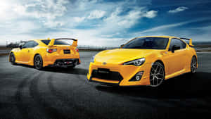 4k Toyota 86 Yellow Limited Edition Cars Wallpaper