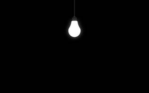 4k Ultra Hd Bulb On Black Wallpaper