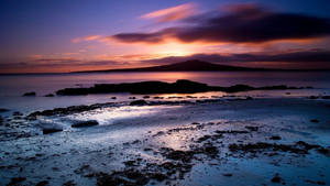 4k Ultra Hd Ocean Sunset Wallpaper