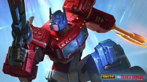 4k Ultra Hd Transformers Optimus Prime Posing Wallpaper