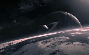 4k Universe Neighbouring Planet Wallpaper