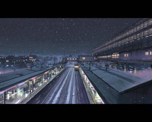 5 Centimeters Per Second Chilly Night Wallpaper