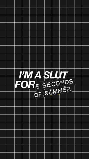 5 Seconds Of Summer Quote Tumblr Iphone Wallpaper