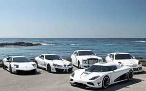 5 White Koenigsegg Agera R Supercar Wallpaper