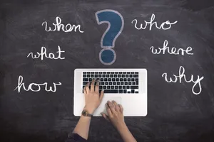 5ws And 1h Blogging Backdrop Wallpaper