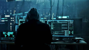 64k Ultra Hd Hacker In Action Wallpaper