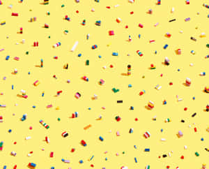 70s Aesthetic Desktop Lego Seamless Pattern Wallpaper