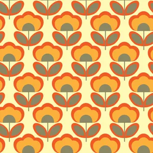 70s Floral Pattern Wallpaper