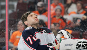 # 72 Colombus Blue Jackets Sergei Bobrovsky Wallpaper