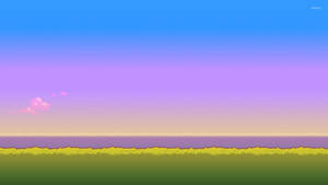 8 Bit Beautiful View Wallpaper