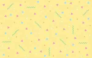 80s Cute Cream Cover Wallpaper