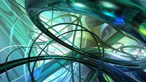 8k Desktop Abstract Tubes Wallpaper