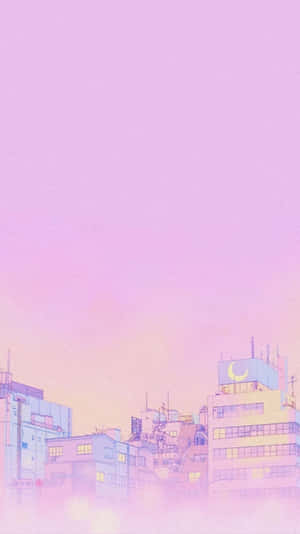 90 Anime Aesthetic City Wallpaper