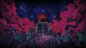 90s Anime Painting Wallpaper