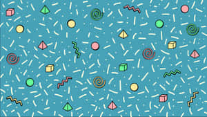 90s Style Flooring Design Wallpaper