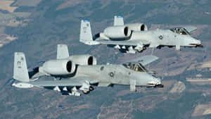 A 10 Warthog Sleek Winged Wallpaper