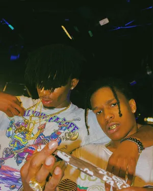 A$ap Rocky With Carti Pfp Wallpaper