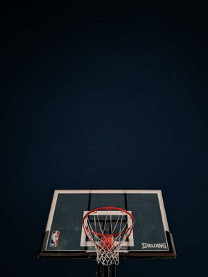 A Basketball Hoop In The Sky Wallpaper