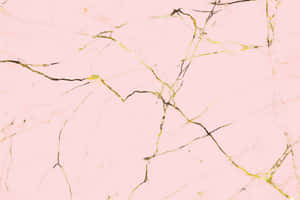 A Beautiful Combination Of Light Pink And Gold Wallpaper
