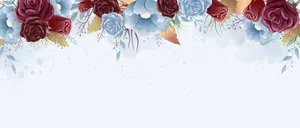 A Beautiful Field Of Burgundy Flowers Wallpaper