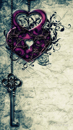 A Beautiful Gothic Style Phone Keeping You Connected Wallpaper