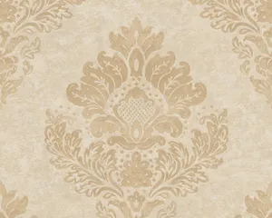 A Beautiful Landscape Of Brown And Gold Wallpaper