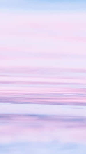 A Beautiful Landscape Of Pastel Blue And Pink Wallpaper