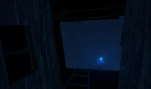 A Beautiful View Of A Peaceful Anime Night Scenery Wallpaper