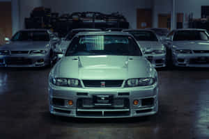 A Beautiful Widebody R33 Gtr Wallpaper