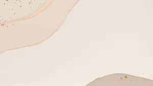 A Beige Desktop, Perfect For Any Office Or Home Wallpaper