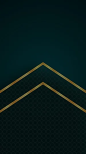 A Black And Gold Background With A Geometric Pattern Wallpaper