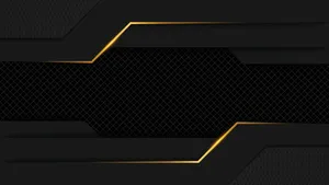 A Black And Gold Background With A Grid Wallpaper