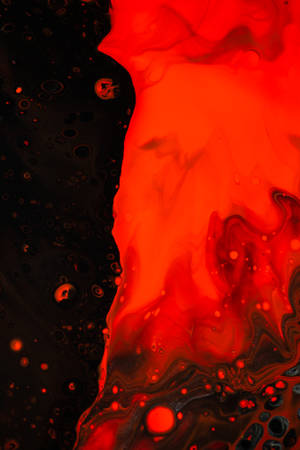 A Black And Red Painting Wallpaper