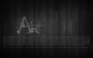 A Black And White Background With The Word Aristo Wallpaper