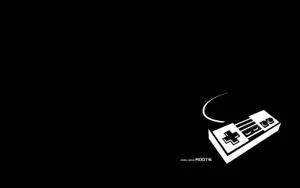 A Black And White Image Of A Logo Wallpaper