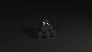 A Black And White Image Of A Spider - Man Wallpaper