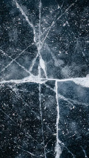 A Black And White Image Of Ice Wallpaper