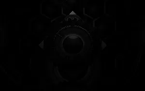 A Black Background With A Black Clock Wallpaper