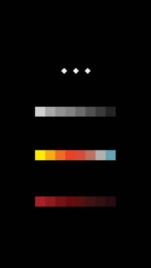 A Black Background With A Color Palette Wallpaper