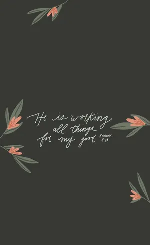 A Black Background With A Quote On It Wallpaper