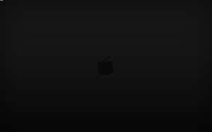 A Black Background With An Apple Logo Wallpaper