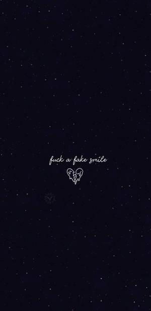 A Black Background With The Words'fear In Love'written On It Wallpaper