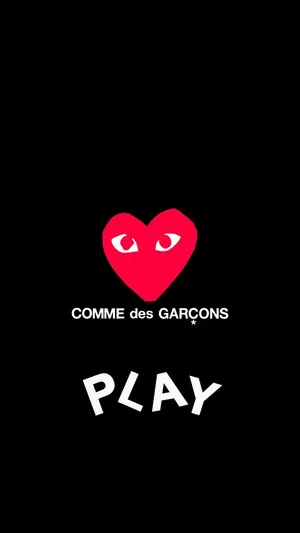 A Black Background With The Words Play On It Wallpaper