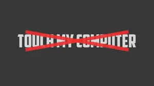 A Black Background With The Words'twist My Computer' Wallpaper