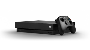 A Black Xbox One Console With A Controller Wallpaper